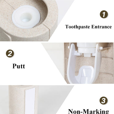 Automatic Toothpaste Dispenser Dust-proof Holder