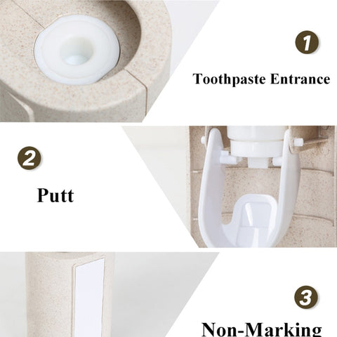 Automatic Toothpaste Dispenser Dust-proof Holder