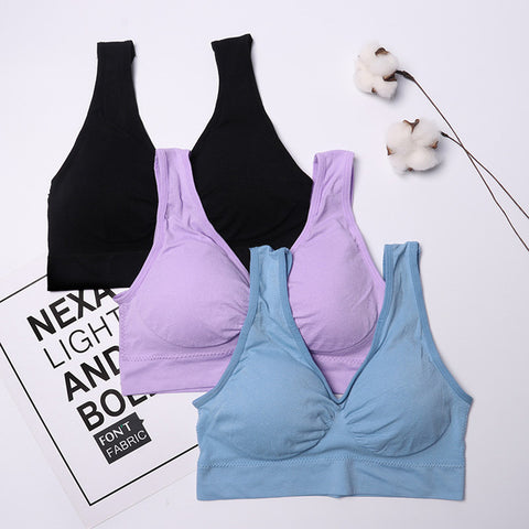 3pcs/set Comfortable Seamless Push Up Bra with Pads