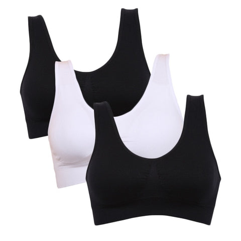 3pcs/set Comfortable Seamless Push Up Bra with Pads