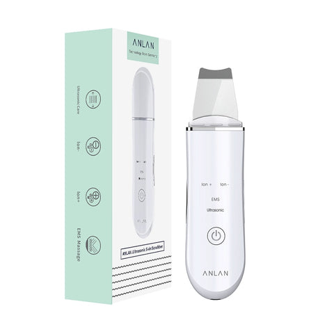 Ultrasonic Skin Scrubber Face Cleanser Blackhead Acne Removal Facial Spa Vibration Massager
