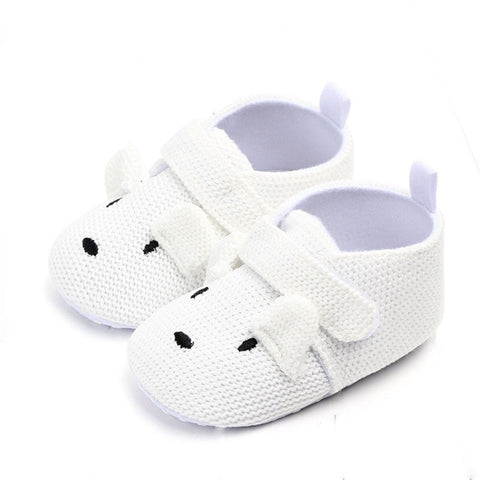 Adorable Infant Slippers Toddler Baby Boy Girl Knit Crib Shoes Cute Cartoon Anti-slip Pre-walker Slippers