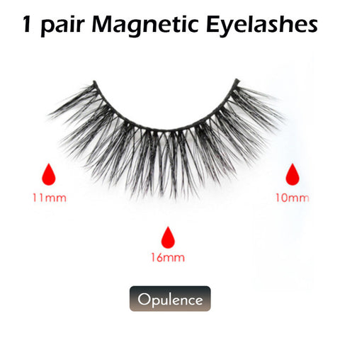 Magnetic False Eyelashes No Glue Full Eye 5 Magnet Reusable Fake Eyelashes Natural Soft Eyelashes Extension Magnetic Eyelash Kit