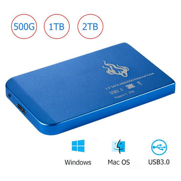 Portable 2TB 1TB 500GB 2.5 inch USB 3.0 External Hard Disk Drive